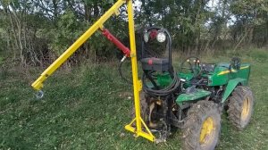 кран на заднюю навеску минитрактора.