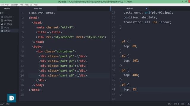 Image transition travelling Start to End Effect Using CSS Without Any Plugins смотреть онлайн
