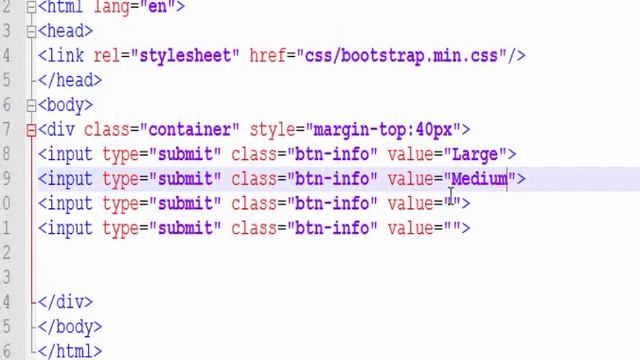 How to use Bootstrap Button Type Classes Tutorial смотреть онлайн