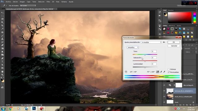 Como hacer una fotomanipulación en Photoshop | Photoshop Manipulation Tutorial Español смотреть онлайн