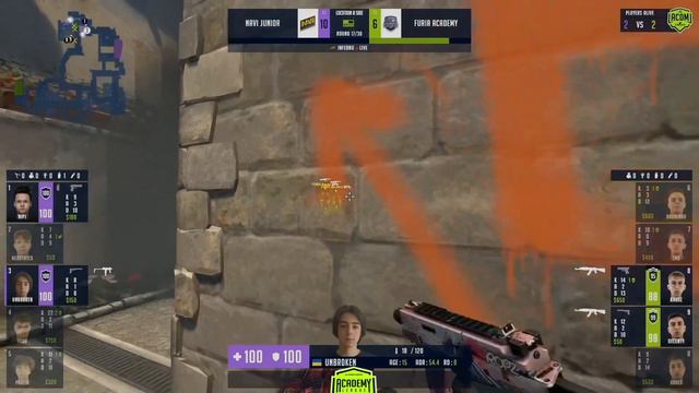 НАВИ ДЖУНИОР РЕВАНШ!! - NaVi Junior vs Furia Academy | WePlay Academy League S4 (CS:GO) смотреть онлайн