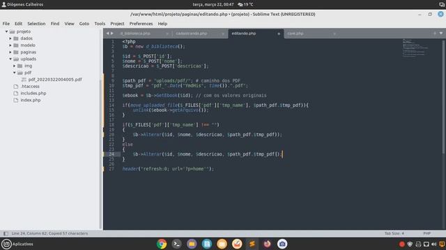 Criando um projeto PHP Simples [parte 18] смотреть онлайн