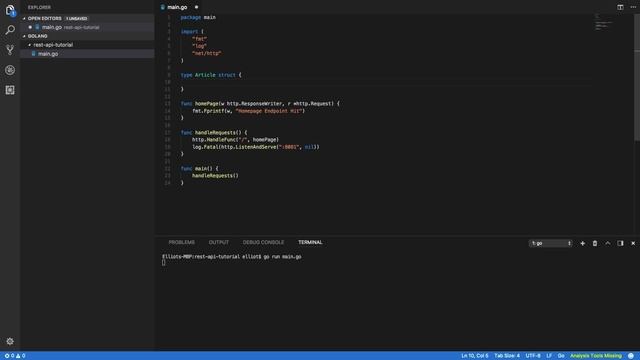 Creating a Simple RESTful API in Go - Part 1 смотреть онлайн