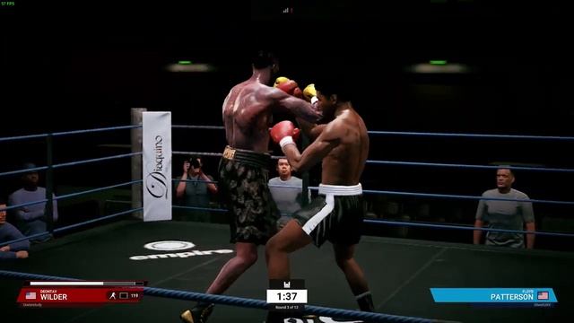 Undisputed(онлайн бой)WILDER vs PATTERSON(он махал так, словно обладал бесконечной выносливостью) смотреть онлайн