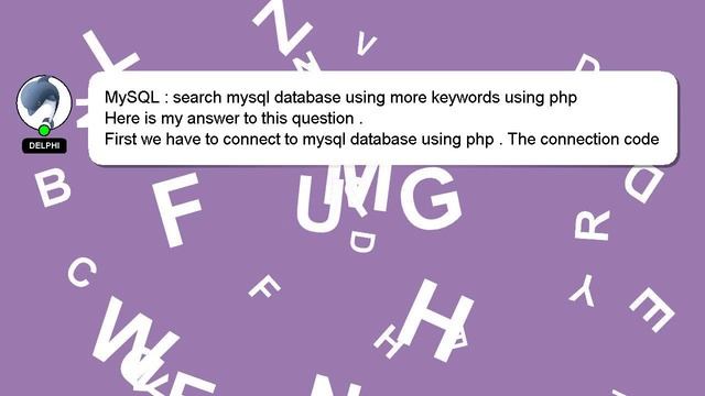 MySQL : search mysql database using more keywords using php смотреть онлайн