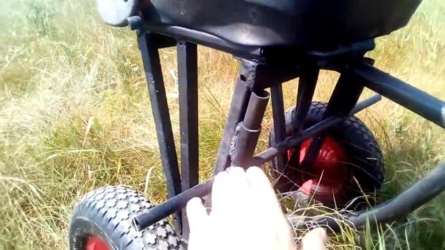 Обзор самодельного адаптера к мотоблоку МБ-1. смотреть онлайн