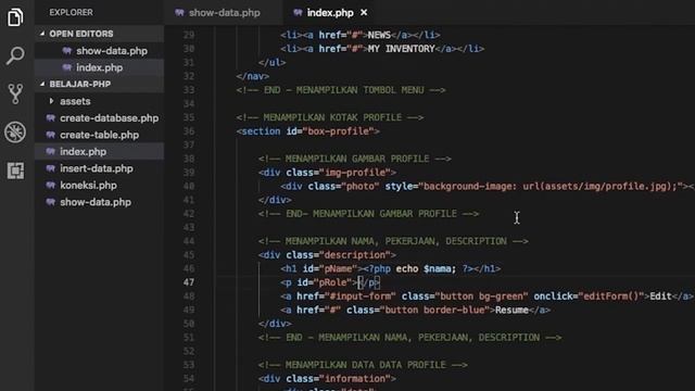 4.9. Menampilkan Data Profil (PHP) - arkademy смотреть онлайн