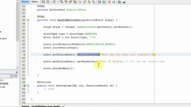 JavaFX Error and Warning Dialog Explained | How to create Error and Warning dialog in JavaFX ? смотреть онлайн