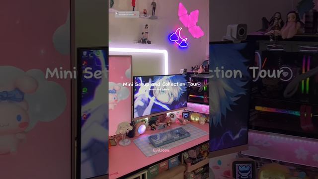 Setup and Collection Tour?? #anime #sanrio #minivlog #roomtour #shorts смотреть онлайн