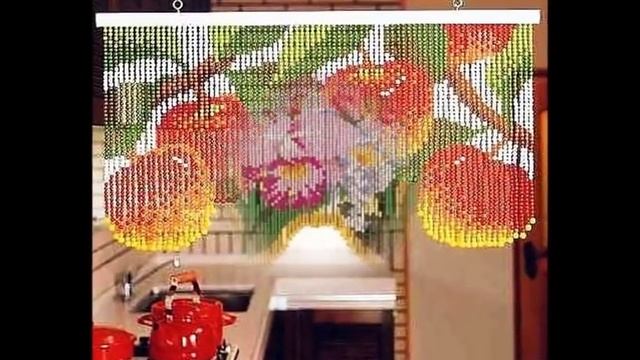 Шторы висюльки из бисера и стекляруса смотреть онлайн