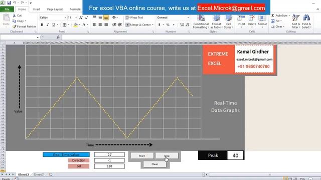Real time graphs in Excel using VBA | Product Demo смотреть онлайн