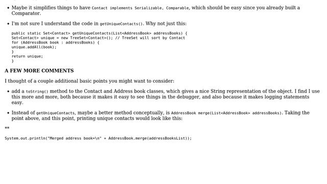 Code Review: Simple address book in Java (3 Solutions!!) смотреть онлайн