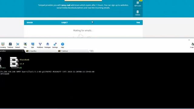 KhaosBomb 2 0 Spoofed Email And SMS Bomber Demo смотреть онлайн