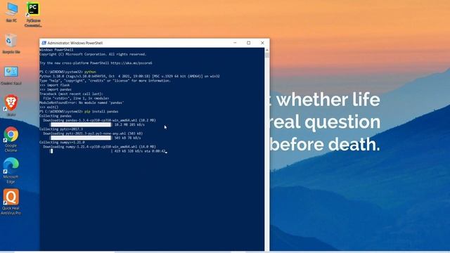 How to install python module using windows Powershell смотреть онлайн