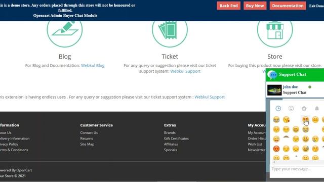 OpenCart Admin Buyer Chat Plugin - Overview смотреть онлайн