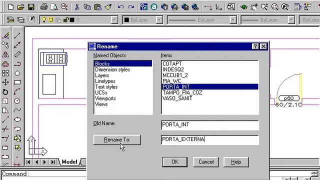 110 AutoCad 2002 Comando Rename смотреть онлайн