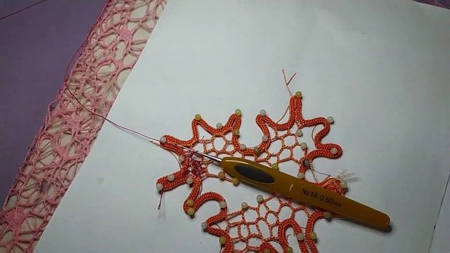 Осенний листик для ирландского кружева. Учимся вязать крючком с Bynchik Irish Lace. Crochet tutoria смотреть онлайн