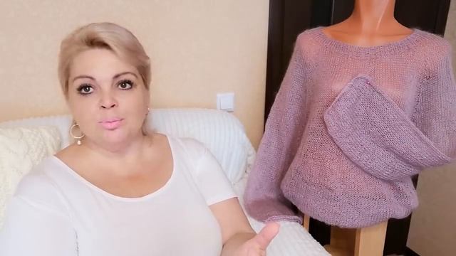 Паутинка из мохера #вязание #мохер смотреть онлайн