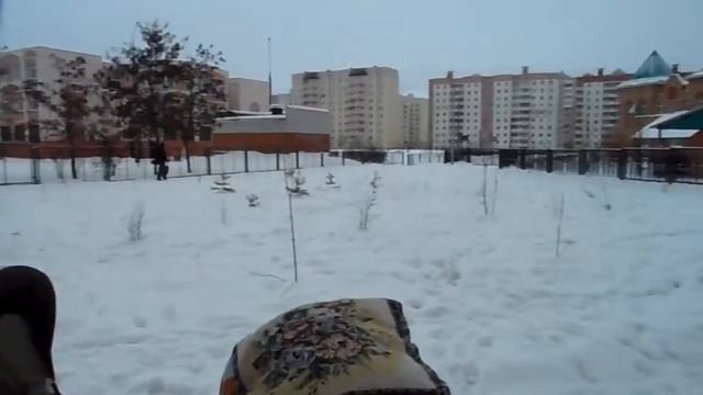 Настя на зимней прогулке. 30 января 2013 года смотреть онлайн