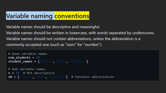 Python Variables смотреть онлайн