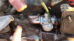 Дельтовский карбюратор на Хонде лид 90