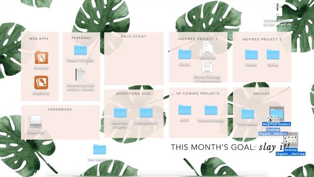 Desktop Organizer Tutorial