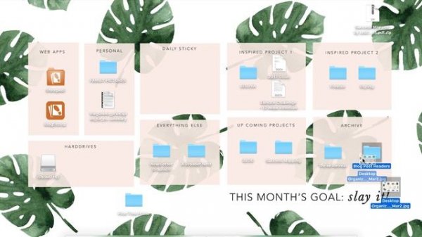 Desktop Organizer Tutorial