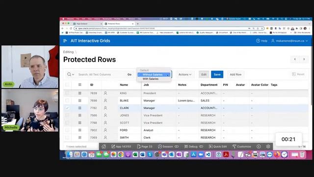 APEX Instant Tips #71: Row level security in Interactive Grids: Did you know? смотреть онлайн