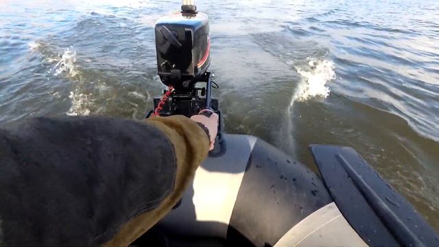 ЛОДОЧНЫЙ МОТОР HDX 2.6!Лодка с навесным транцем!КАКАЯ МАКСИМАЛЬНАЯ СКОРОСТЬ? смотреть онлайн