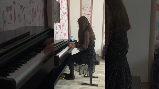 С. Майкапар Педальная Прелюдия №2 исп. Моисеева Милена 2-ой год обучения смотреть онлайн