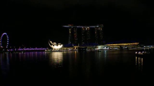 Marina Bay Sands seen from Esplanade Singapore смотреть онлайн