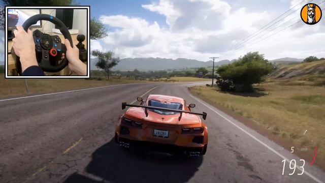 515HP Chevrolet Corvette C8 | Logitech G29 gameplay | Forza Horizon 5 смотреть онлайн
