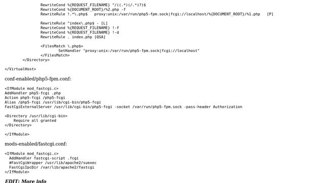 DevOps & SysAdmins: Apache 2.4 virtualhost_alias with php5-fpm and proxy_fcgi смотреть онлайн