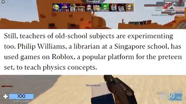 schools are TEACHING inside of ROBLOX GAMES... смотреть онлайн