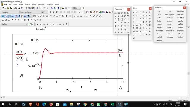 Como agregar una variable en una gráfica en MATHCAD 2022 смотреть онлайн