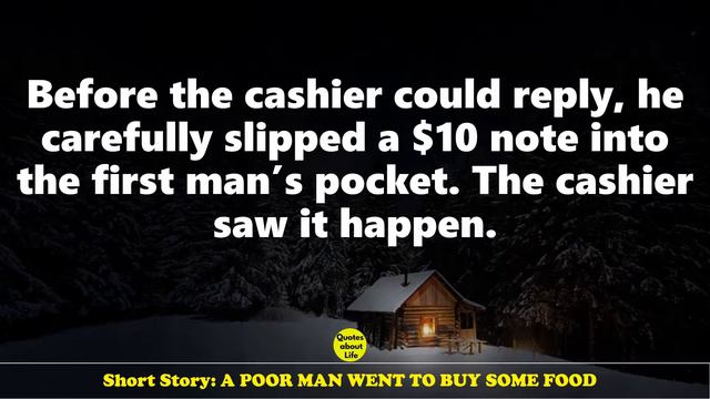 Inspiring Short Stories with Moral Lessons | a POOR MAN Went to Buy Some FOOD смотреть онлайн