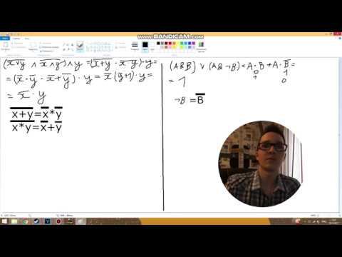 Решение задач алгебры логики смотреть онлайн