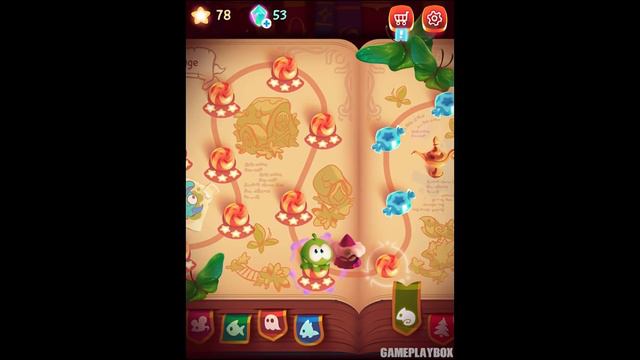 Cut The Rope: Magiс - Tree Village (By ZeptoLab) - 3 Star Walkthrough
