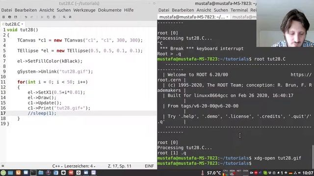 CERN ROOT Tutorial 29: Drawings & Animations смотреть онлайн