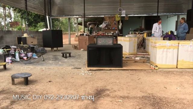 Двойной кабинет, 18 дюймов на 2, проверьте звук корпуса сабвуфера TP18. смотреть онлайн