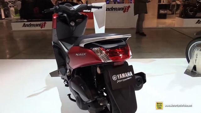 2017 Yamaha NMax 155 Scooter - Walkaround - 2016 EICMA Milan смотреть онлайн