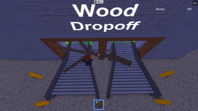 Роблокс (Roblox) - супер Лева дровосек, валим лес)) смотреть онлайн