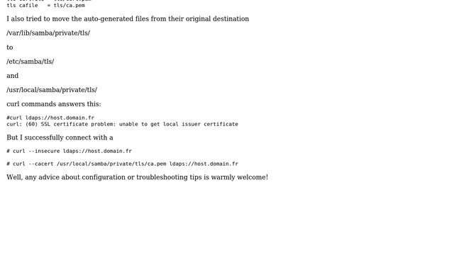 DevOps & SysAdmins: SSL self-signed certificate error on Samba 4 смотреть онлайн
