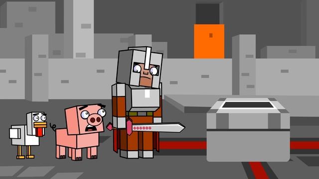 Redstone Monstrosity & Fiery Forge | Minecraft Animation (Block Squad) смотреть онлайн