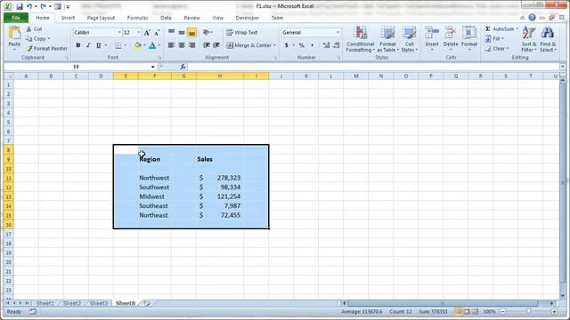 Excel 2010 Shortcut - Adding Outline Border: Ctrl + Shift + & смотреть онлайн