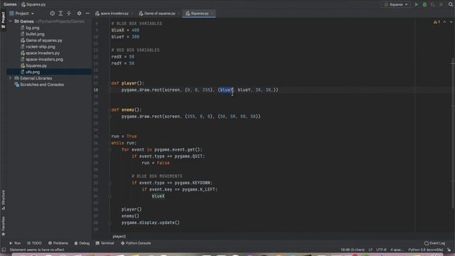 Game Of Squares | Make a simple game with Pygame | Python Project- 1 смотреть онлайн