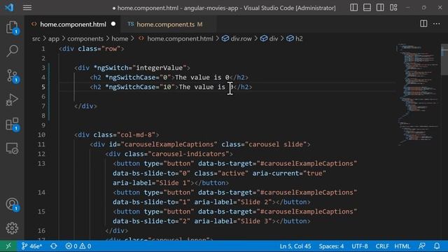 47. *ngSwitch Stuctural Directive in Angular смотреть онлайн