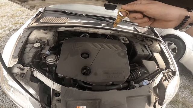 Where is Engine Oil Level Dipstick in Ford Mondeo IV ( 2007 - 2014 ) | Measure Engine Oil Level смотреть онлайн