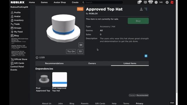 *TOP HAT* New Roblox Top Hat For Roblox DevForum? смотреть онлайн