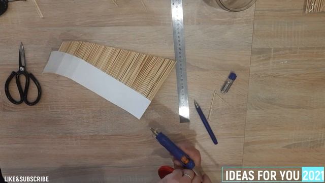 Новогодний поделка из шпажек (New Year's craft from skewers) смотреть онлайн